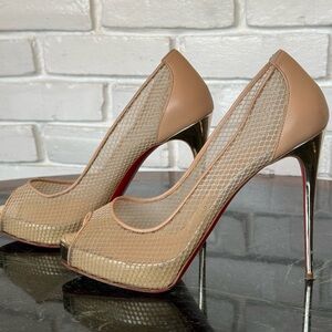 Christian Louboutin Very Rete Mesh Pumps